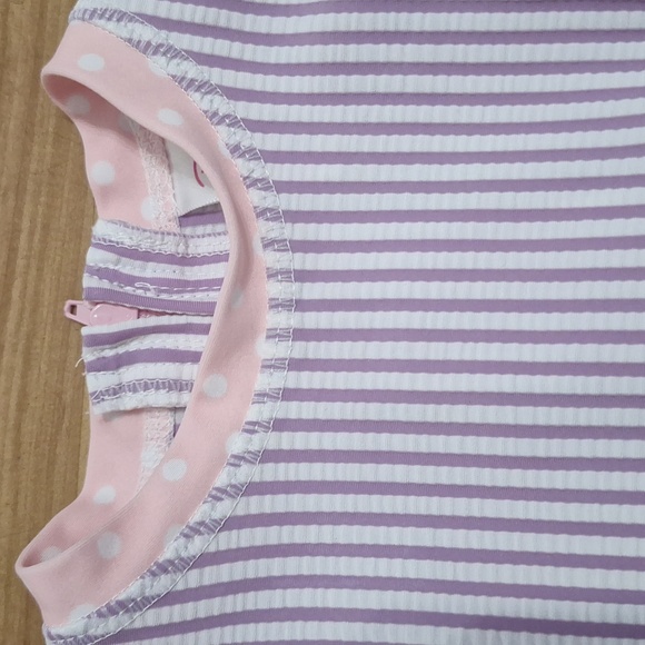 Rufflebutts Seersucker Long Sleeve Rash Guard One Piece 0-3 months - Picture 3 of 6